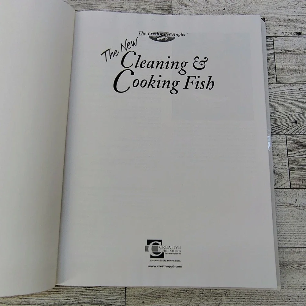 Freshwater Angler Cleaning & Cooking‎ Fish Complete Guide Cookbook HC 1999 VG